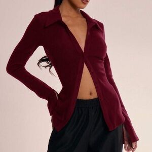 Button up collared top size small